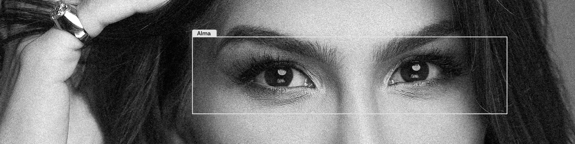 Retrato profissional — detalhe do olhar